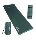 Throntrax Camping Sleeping Pad - Ultralight Camping Mat with Pillow Built Green
