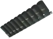 Socket Rail Impact 3/8Dr Deep 6Pt 10Pc Metric