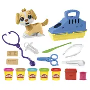 Play-doh - Care N Carry Vet Playset With Toy Dog Carrier 10 Tools 5 Colors Hasbro
