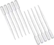 100Pcs Graduated Transfer Plastic Pipettes Eye Dropper 1ML Washable Pipettes for Essential Oils