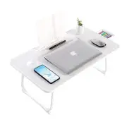 [28' x 16'] Extra Large Foldable Laptop Table for Bed, Floor Desk - Great White