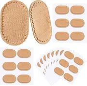 Funtery Foot Callus Cushion Toe Cushions Pad Foot Protector Pads Corn Cushions Patches Shoe Accessories for Women Men Fabric Feet Heel Toe Protector Pads, Complexion