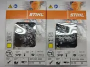 Stihl OEM 2-Pack 33RS-84 25" Yellow PRO Chainsaw Chains .050 3/8" 84DL