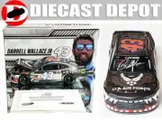 AUTOGRAPHED BUBBA WALLACE 2020 AIRFORCE WARTHOG COLOR CHROME 1/24 ACTION