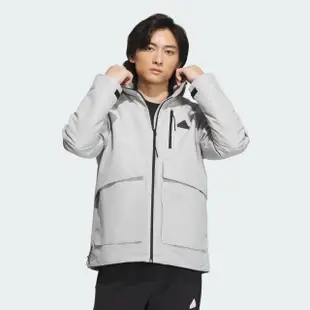 【adidas 愛迪達】外套 男款 運動外套 風衣外套 亞規 TH MH WV JKT 灰 IT3953