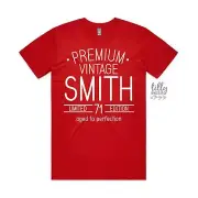 Men's Birthday T-Shirt, Premium Vintage T-Shirt, Personalised Birthday T-Shirt