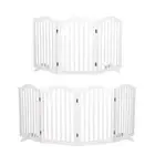 Pawz Pet Gate Foldable Wooden Dog Fence Safety Stair Barrier Security Door