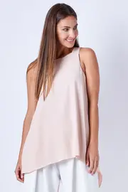 The Split Back High Low Top--BKBD-33