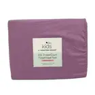 NEW Kirkton House Kids Purple Cotton 225TC Fitted Sheet Pack King Single