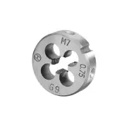 M7 x 0.75 Metric Round Dies 25mm OD Alloy Steel Cutting Die for Metal Plastic