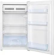 HEQS Bar Fridge 126 Liter, Reversible door, Adjustable legs, Separate Chiller Compartment, White, White Goods