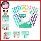 Pimple Stars Patches for Face, 3 Size 240Counts Acne Patches, Hydrocolloid Patc
