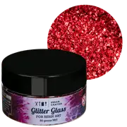 Urban Crafter 001 Multi Colour Mix Glitter Glass-Red 50g