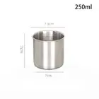150ml/250ml/370ml Stainless Steel Beer Mug Coffee Tea Wine Milk Cup Drinkw-bu