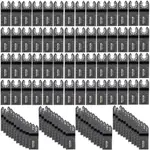 VEVOR 100PCS Oscillating Saw Blades, Quick Release Multitool Blades Kit, HCS Tool Blades for Wood Plastic, Compatible with Dewalt Dremel Fein Worx Bos