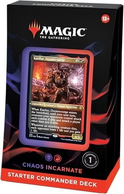 Magic The Gathering Chaos Incarnate Starter Commander Deck MTG (New, Ships Fast)