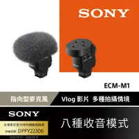 在飛比找PChome24h購物優惠-Sony ECM-M1 指向型麥克風