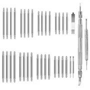 Watch Spring Bar Tool Kit, 37 Pcs Watch Pins Replacement Watch Band Pins Watc...