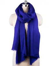 SAACHI Eyelash Cashmere & Silk-Blend Scarf