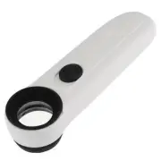 Skycoolwin 40x Glass Magnifying Magnifier Jeweler Eye Jewelry Loupe Loop Led ...