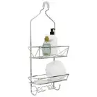 Bath Bliss Geode Shower Caddy in Chrome