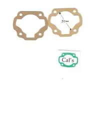 SUNDIRO Impulse BASE GASKETS '97-'98, 300-007. Set of 2. (Sun-2)