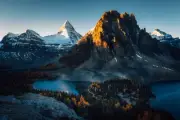 Landscape nature dark sunlight mountains alps Custom Gaming Mat Desk