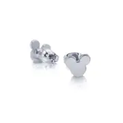 Couture Kingdom Disney Mickey Mouse Stud Earrings Fashion Accessory 8mm Silver