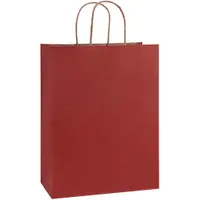 在飛比找蝦皮購物優惠-客製 酒紅色牛皮紙手提袋 化印刷手提紙袋 牛皮紙包裝手提紙袋