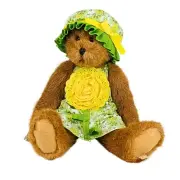 Boyds Bears Plush Flora B Bloom Fabric Spring Flower Teddy Bear 4027332