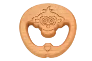 Organic Wooden Teether toy Monkey