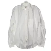 Brooks Brothers Makers Button Down Shirt 16 Oxford White Long Sleeve OCBD Vtg
