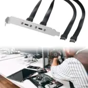 USB 3.1 Type C Front Panel Header Extendsion Type to USB C Connector Bracket
