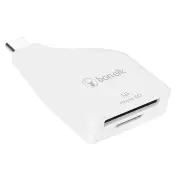 Bonelk USB-C to MicroSD/SD Adapter (White)