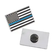 Thin Blue Line Enamel Pins, Jewelry, 24 Pieces