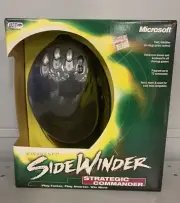 Microsoft Sidewinder Strategic Commander Game Controller USB PC Vintage 2000