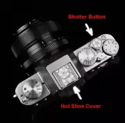 Hot Shoe cover Shutter Release button } Konica Minolta Fuji Voigtlander camera