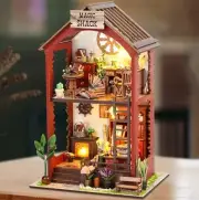 Magic Shack DIY Dollhouse Miniature Kit With Furniture Mini House