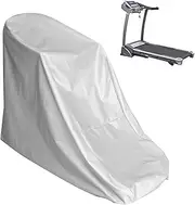 Treadmill Cover - Dust Proof Running Machine Folding Cover, Oxford Cloth Waterproof Sunscreen Cover | 66.14 * 29.53 * 53.15 inches Protects from Dust Rain UV for Gym Home Indoor (Black, Silver)