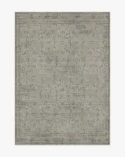 150' x 215' | Machine Washable Runner Rug | Kid & Pet Friendly | Indoor Rug | Frances Stone Grey Rug | Ruggable