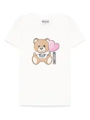 [Moschino Kids] Teddy Bear-motif T-shirt 12 White
