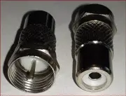 RCA to RF Coax TV Adapter for Atari 2600 Heavy Sixer Junior Jr Atari 7800 NEW