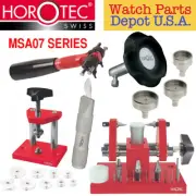 Horotec MSA07 Swiss Made Watchmaker Case Openers / Case Holder Tools for Repairs
