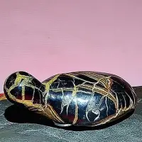 在飛比找Yahoo!奇摩拍賣優惠-龜甲石雕龜黃金龜平安龜富貴龜　龜紋石鐵丸石雕茶盤石雕龜甲石頭