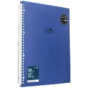 Aqua Drops Refillable Display Book A4 20 Pockets Vivid Navy