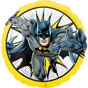 Batman Round Foil Balloon 45cm Approx