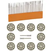 Diamond Grinding Cutting Carving Bit For Dremel Rotary Tool Stone Tile Glass NEW