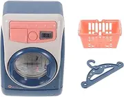 Totority Small Washing Machine for Kids Portable Mini Laundry Toy Simulation Educational Toy for Kids and Fun