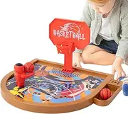 Desk Basketball Game - Tabletop Basketball Toy | Interactive Educational Desktop Toy with Built-in Scoreboard for Kids Teens Adults