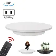 42cm Electric Rotating Display Stand Video Shooting Props Turntable, Load: 100kg, Plug-in Power, US Plug White